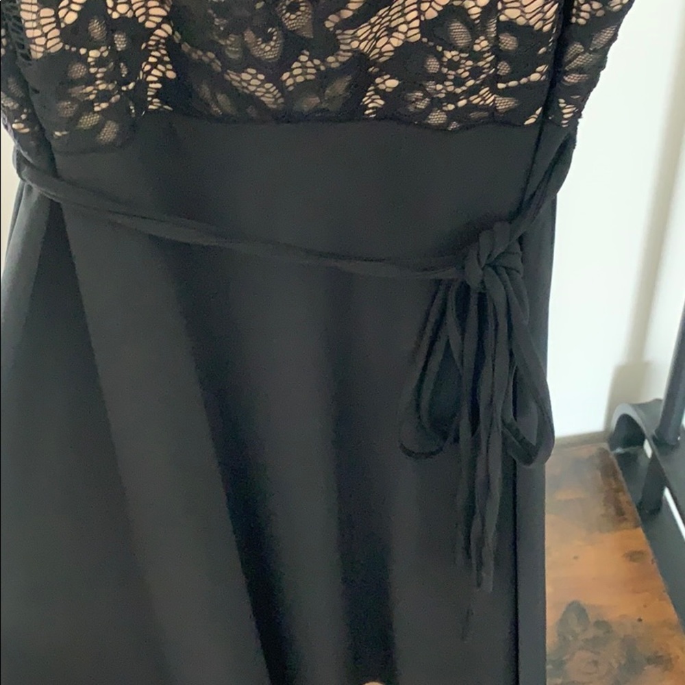 Black Dress with Lace - Picture 5 of 7
